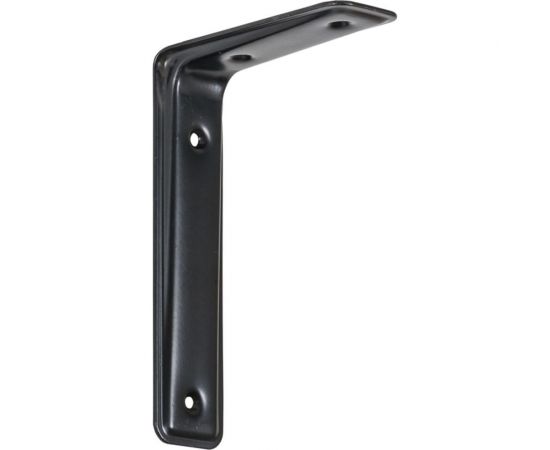 Кронштейн VORMANN 3-F 115х80х40 мм, оцинкованный, цвет: черный, 30 кг 00165 115 S 