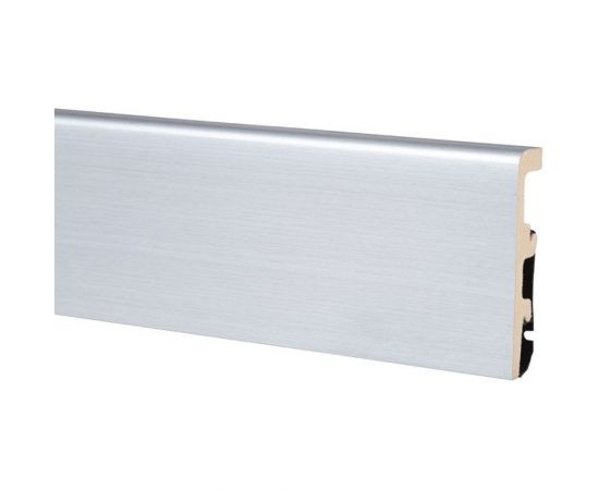 Плинтус Arbiton Integra HDPS 02 Алюминий, 2400x80x20 мм 550595 