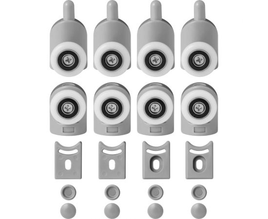 Ролики для душевой кабины BIRD HOUSE 23 мм, набор 8 шт 50953 