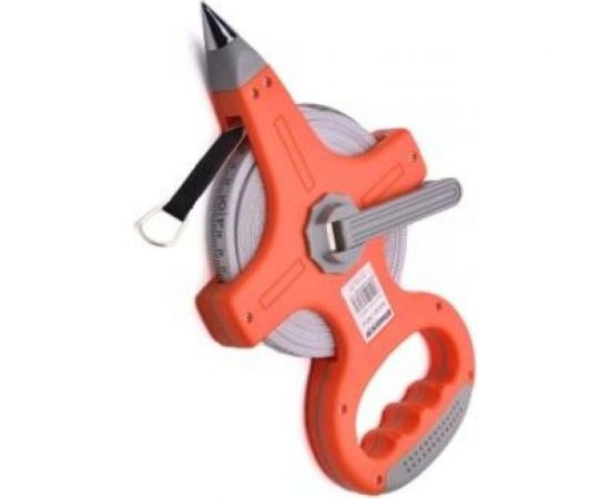 Геодезическая рулетка HARDEN с фибергласовой лентой и открытым корпусом, 50 м. 580215 