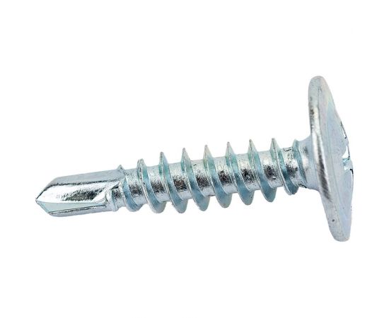 Саморез МЕТАЛЛСЕРВИС ПШ 4.2x19 мм, сверло, цинк, 200 шт. 1238377 