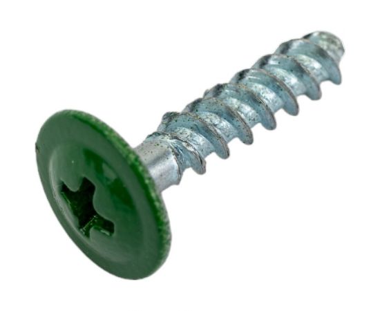 Прессшайба Качественный КРЕПЕЖ 4.2х19 мм, зеленый лист RAL 6002, острая, 250 шт 0300207 КЧ – изображение 2