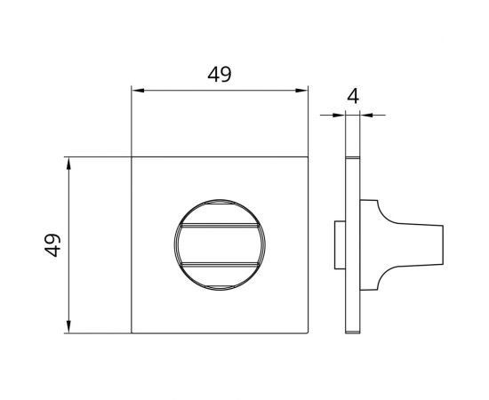 Сантехническая завертка VERGE OL-C M.WHITE 900000052039 – изображение 2