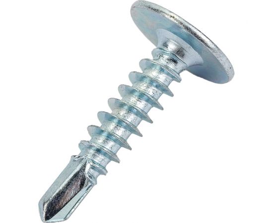 Саморез МЕТАЛЛСЕРВИС ПШ 4.2x19 мм, сверло, цинк, 200 шт. 1238377 – изображение 2