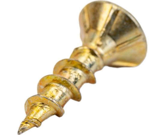 Конструкционный шуруп для дерева ЕВРОПАРТНЕР с фрезой, потайной, ж/п, Torx 20, 4,0x16 + бита, 500 шт. B3 0020 – изображение 2