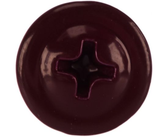 Прессшайба Качественный КРЕПЕЖ 4.2х16 мм, красное вино RAL 3005, острая, 250 шт 0200237 КЧ – изображение 2