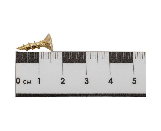 Конструкционный шуруп для дерева ЕВРОПАРТНЕР с фрезой, потайной, ж/п, Torx 20, 4,0x16 + бита, 500 шт. B3 0020 – изображение 3