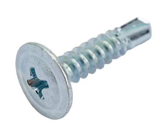 Саморез МЕТАЛЛСЕРВИС ПШ 4.2x19 мм, сверло, цинк, 200 шт. 1238377 – изображение 3