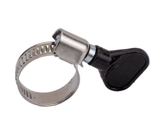 Червячный хомут СВК с бабочкой, нержавеющий, w2/9 мм, 12 - 22 мм SVK-HW2022 Н0000026597 – изображение 3