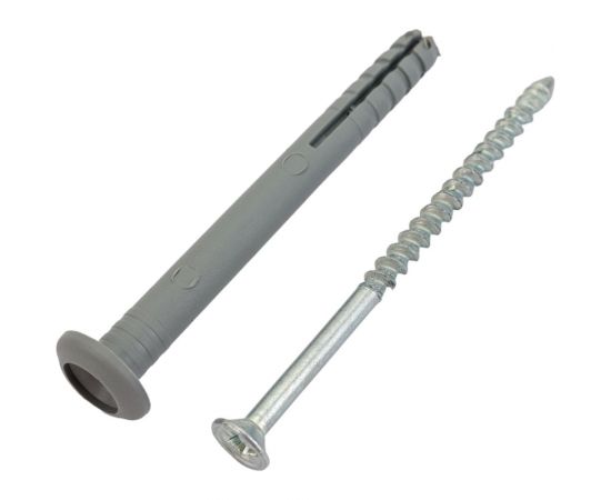 Дюбель-гвоздь Стройметиз 6х60 гриб. манжета, 100 шт ведро 2440026 – изображение 3