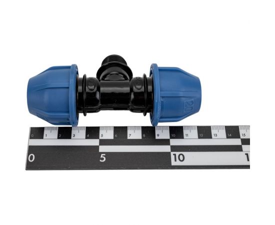 ПНД Тройник Rvc наружная резьба 20x1/2 UNIO/ 12594 – изображение 3