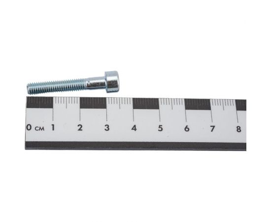 Винт Мир крепежа DIN 912, М5x30 мм, 8,8, цинк, 500 шт. Т0000001206 – изображение 4