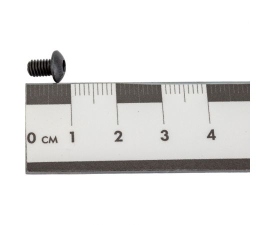 Винт Море-Метизов ISO 7380, класс прочности 10.9, оксид, M4x6 мм,5 шт. VINT7380465M – изображение 4