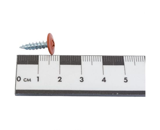 Прессшайба Качественный КРЕПЕЖ 4.2х16 мм, коричневая медь RAL 8004, острая, 250 шт 0200293 КЧ – изображение 4