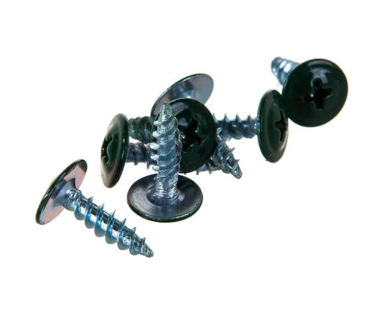 Прессшайба Качественный КРЕПЕЖ 4.2х16 мм, зеленый мох RAL 6005, острая, 250 шт 0200221 КЧ – изображение 4