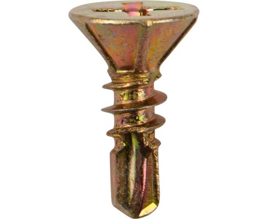 Оконный саморез KRANZ сверло 3,9x13, желтый цинк, 500 шт. KR-01-3722-001 – изображение 5