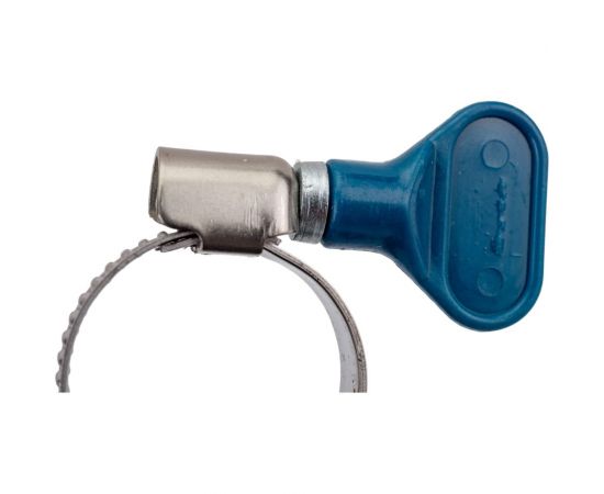 Червячный хомут с бабочкой СВК нержавеющий, w2/9 мм, 16 - 25 мм SVK-HW2025 Н0000026389 – изображение 5