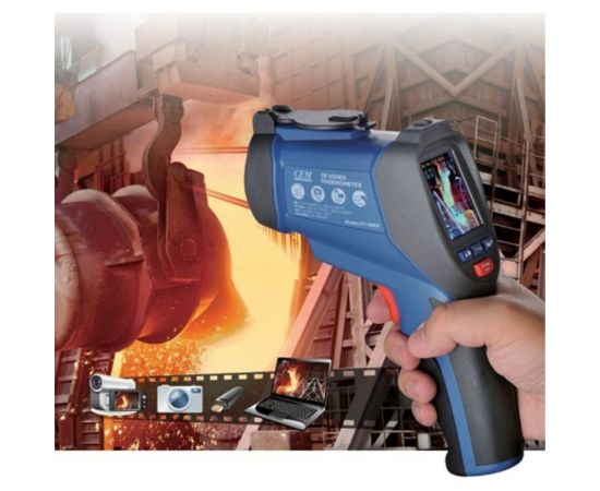 Высокотемпературный пирометр со встроенной камерой СЕМ DT-9862 481028 – изображение 6