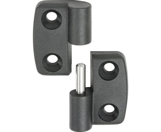 Разборная правая петля VORMANN 48х58х8,3 мм, полиамид, штифт - нержавеющая сталь 00440 061 PS 