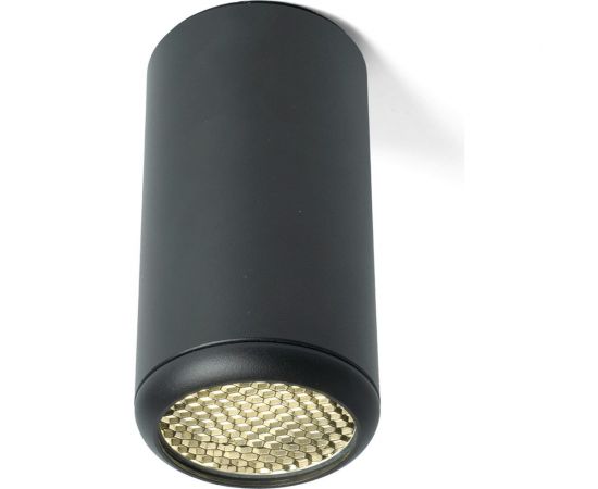 Потолочный светильник FERON ML184 Barrel ECHO MR16 GU10 35W 230V, черный, с антибликовой сеточкой 48392 