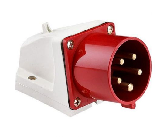 Стационарная вилка PROxima 515, 3Р+РЕ+N, 16А, 380В, IP44, SQ ps-515-16-380 