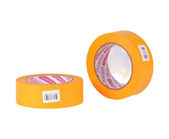 Малярная клейкая лента на рисовой бумаге HOWARD 822 3 дня UF, 30мм х 50м ЦБ-00006530 