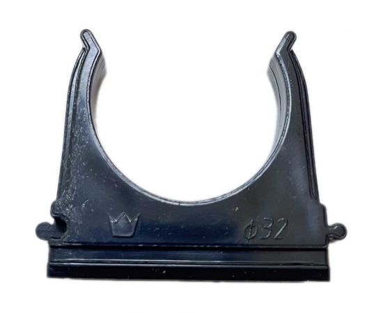 Клипса для гофротрубы Электропласт d32 мм (ЭП), черная 32KL50BL 