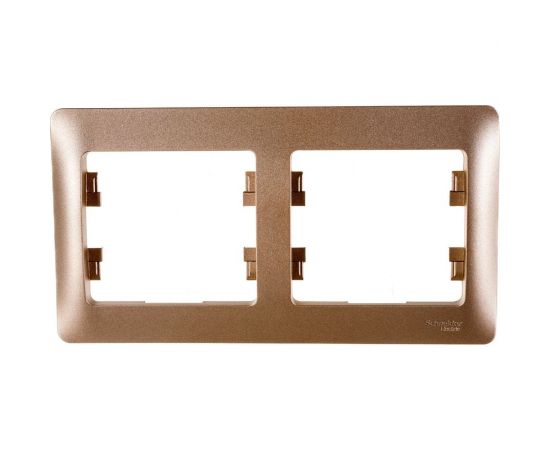2-постовая горизонтальная рамка Schneider Electric GLOSSA ТИТАН GSL000402 