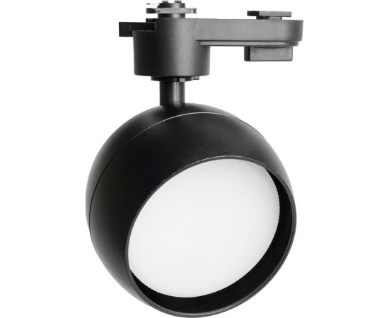 Трековый однофазный светильник на шинопровод FERON al164 под лампу gx53, черный, 48547 