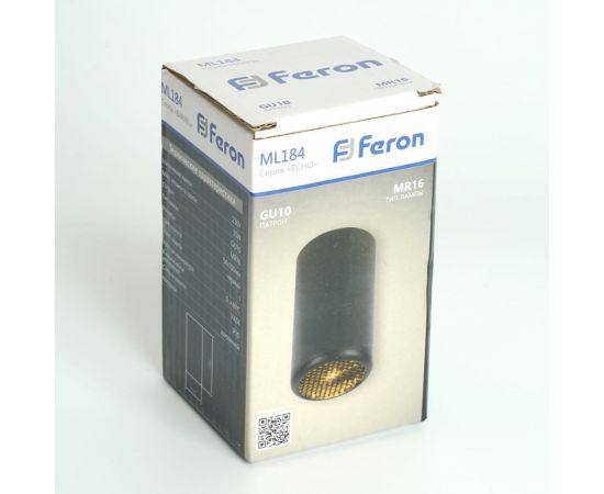 Потолочный светильник FERON ML184 Barrel ECHO MR16 GU10 35W 230V, черный, с антибликовой сеточкой 48392 – изображение 12