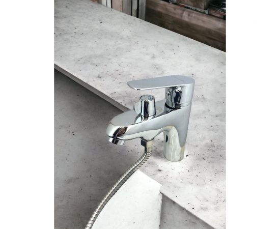 Смеситель для раковины Rainsberg с душевой лейкой 160 мм, глянцевый хром R2001F-5 – изображение 13