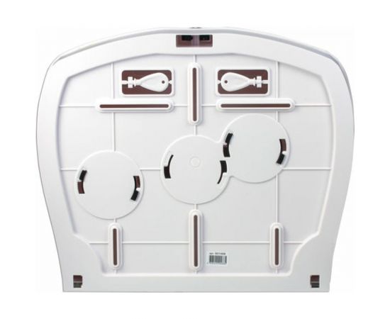 Диспенсер для туалетной бумаги ЛАЙМА PROFESSIONAL, большой, белый, ABS-пластик, 601428 – изображение 2