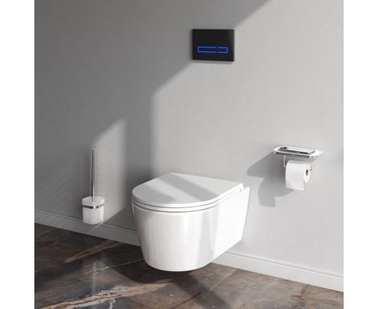 Подвесной унитаз с сиденьем микролифт AM.PM Func 49 см FlashClean C8F1700SC – изображение 2