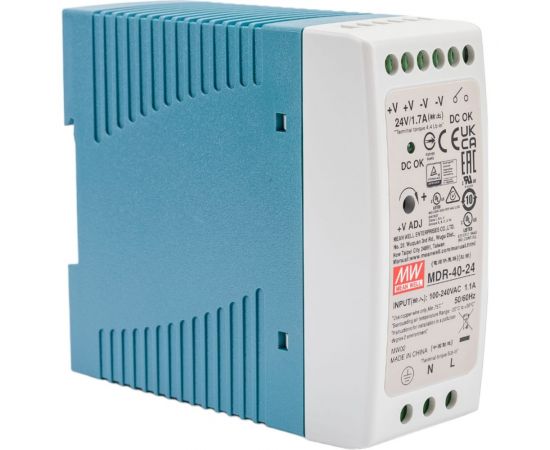 Источник питания Mean Well AC/DC MDR-40-24 Т00252356 – изображение 2
