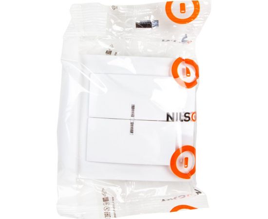 2-клавишный выключатель Nilson СУ с подсветкой, TOURAN-ALEGRA-THOR, белый 24111004 – изображение 2