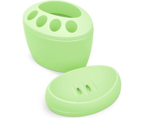 Открытая мыльница Martika Камея подставка для зубных щеток Камея набор колор С495-04-КОЛ – изображение 2