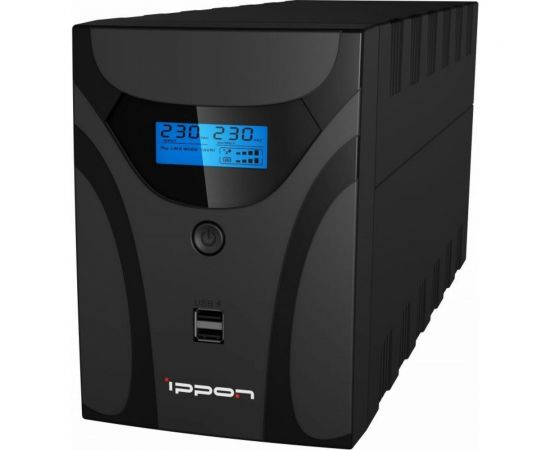 Источник бесперебойного питания IPPON Smart Power Pro II Euro 1200 720Вт 1200ВА черный 1029740 – изображение 2