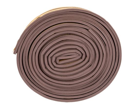 Самоклеящийся уплотнитель СХТ Е-профиль, коричневый, 10 м СХ0058 – изображение 2