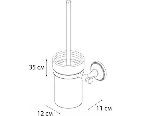 Ерш для туалета GRAMPUS ALFA GR-9513 9513 – изображение 3