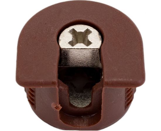 Эксцентриковая стяжка Tech-Krep коричневая D20 мм 2 шт. пакет 153886 – изображение 3