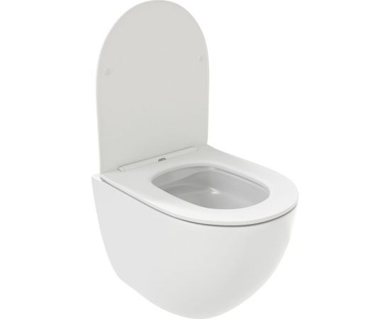 Подвесной унитаз Teymi Lina Media безободковый, сиденье микролифт T40105 ЦБ-00266662 – изображение 3