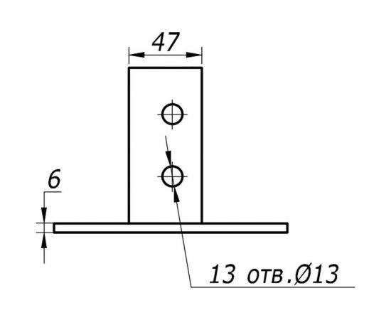 Крепление к потолку для профиля DKC 82x41, горячеоцинкованное BSF8202HDZ 95450 – изображение 3