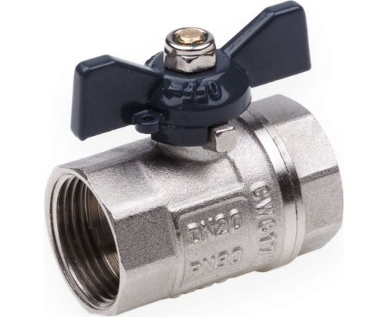 Шаровой кран AQUALINK вн-вн 1/2 B бабочка 1155 – изображение 3