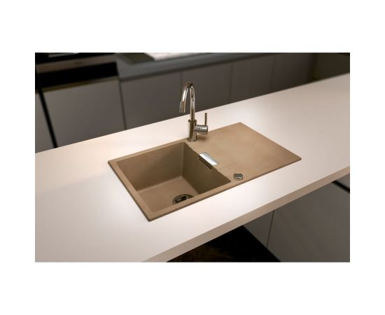 Кухонная мойка Tolero кварцевая, цвет черный TL-750 №911 473745 – изображение 3