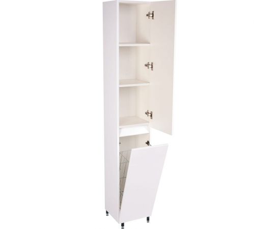 Универсальная напольная колонна Style Line "Даллас" с бельевой корзиной Люкс белая PLUS СС-00000452 – изображение 3