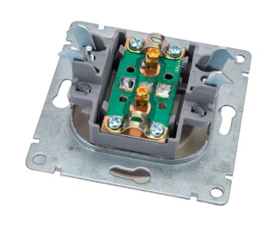 Телевизионная одноместная розетка UNIVersal серия афина, с/у, тупиковая, 75ом, ч/д 4-2400мгц, слоновая кость ivory еврослот A0027-I – изображение 4