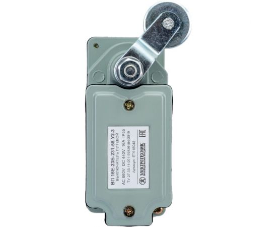 Путевой выключатель Электротехник ВП 16Е-23Б-231-55 У2.3, рычаг с роликом, с сальником, ход вправо, cамовозврат, 1з и1р, IP55 ET518042 – изображение 4