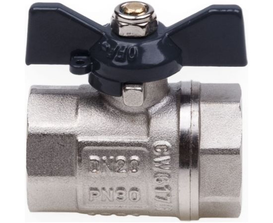 Шаровой кран AQUALINK вн-вн 1/2 B бабочка 1155 – изображение 4