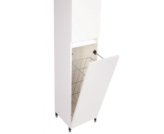 Универсальная напольная колонна Style Line "Даллас" с бельевой корзиной Люкс белая PLUS СС-00000452 – изображение 4