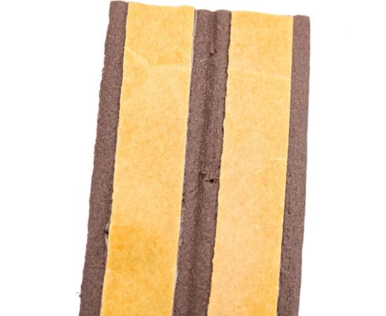 Самоклеящийся уплотнитель СХТ Е-профиль, коричневый, 10 м СХ0058 – изображение 5